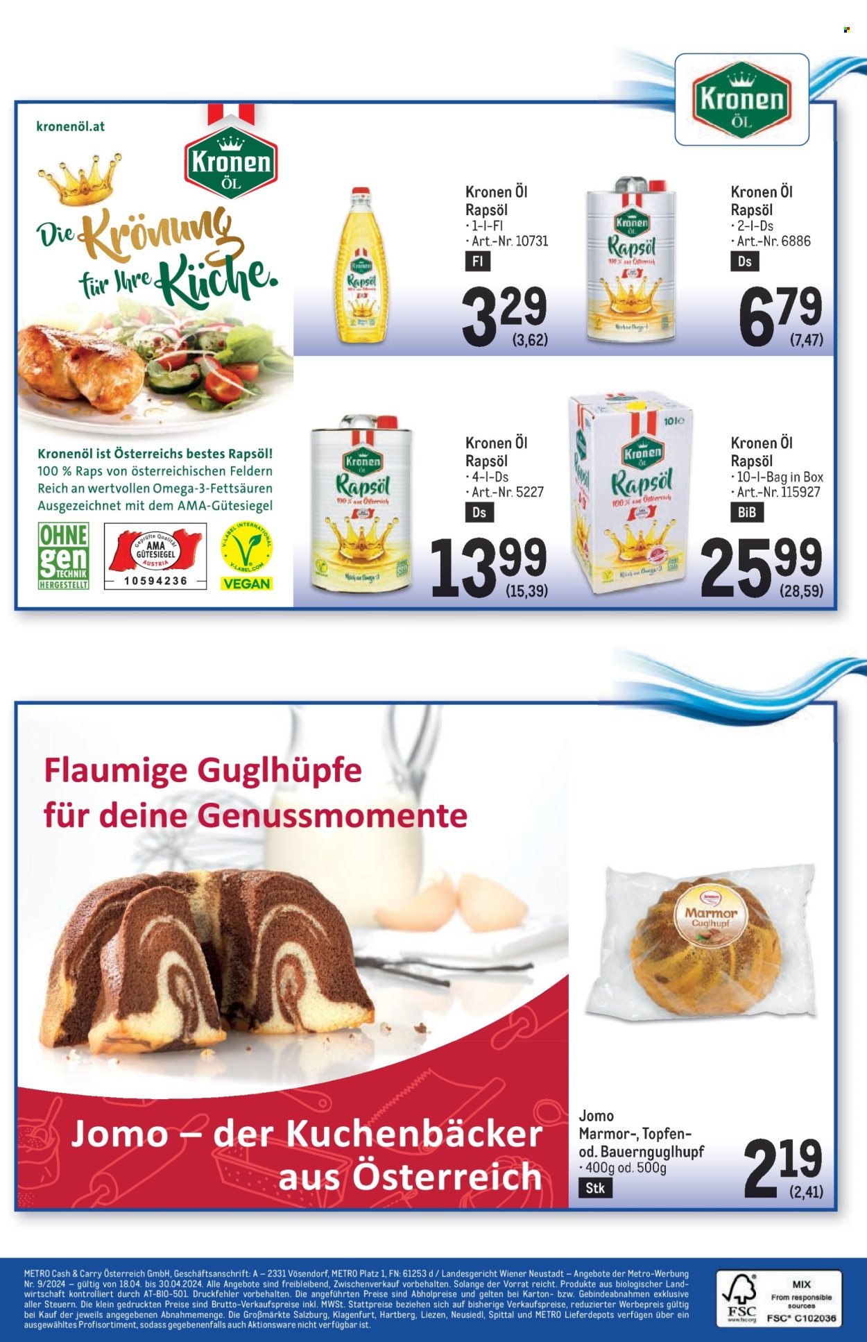 Angebote Metro - 18.4.2024 - 30.4.2024. Seite 20