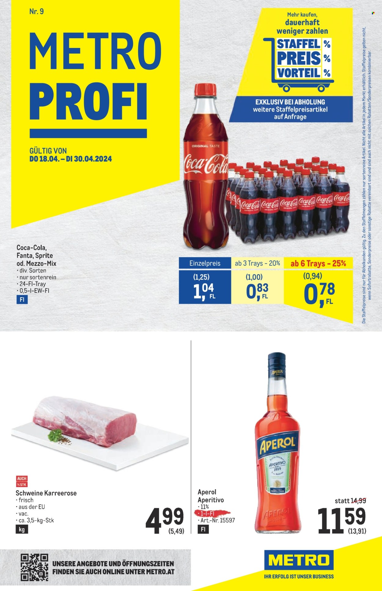 Angebote Metro - 18.4.2024 - 30.4.2024. Seite 1