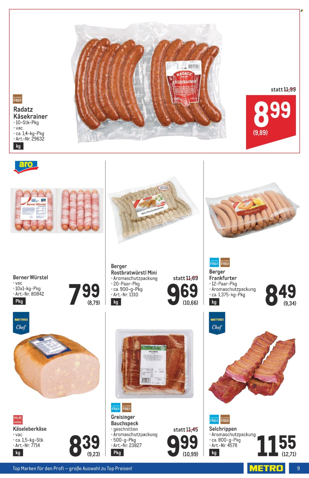 Angebote Metro - 18.4.2024 - 30.4.2024. Seite 9