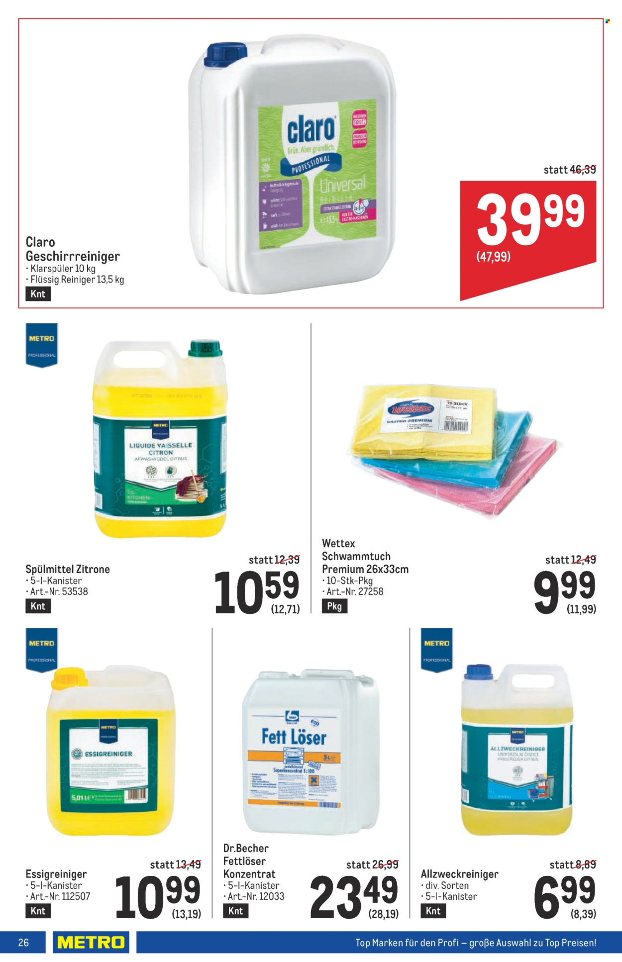 Angebote Metro - 18.4.2024 - 30.4.2024. Seite 26