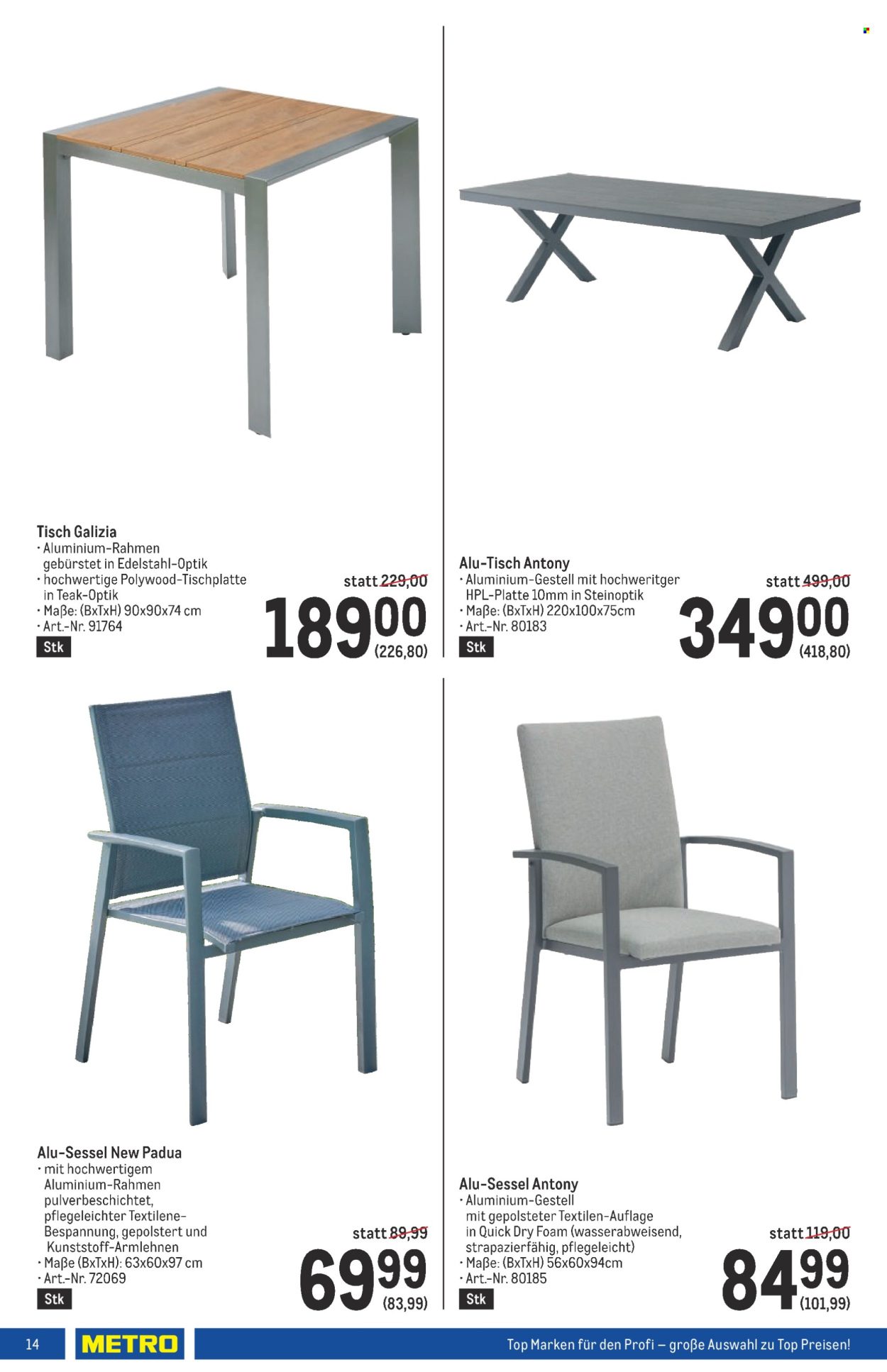 Angebote Metro - 18.4.2024 - 30.4.2024. Seite 14