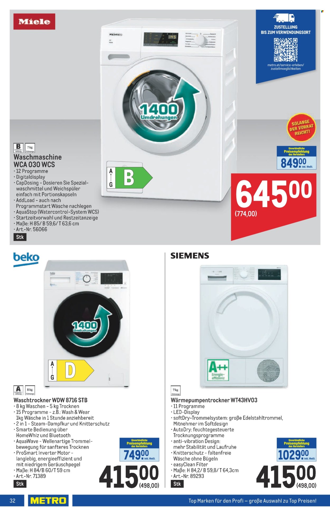 Angebote Metro - 18.4.2024 - 30.4.2024. Seite 32