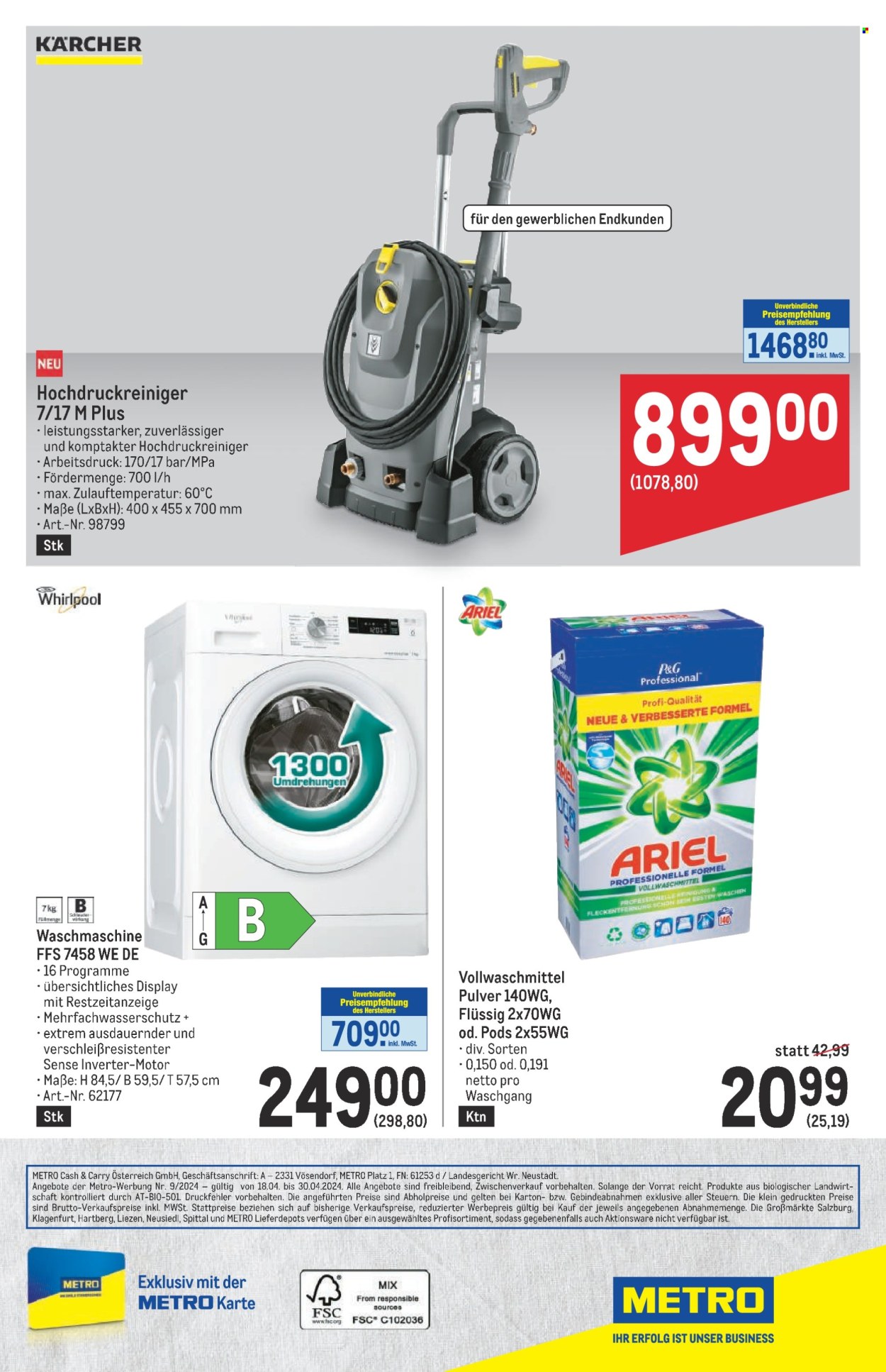 Angebote Metro - 18.4.2024 - 30.4.2024. Seite 40