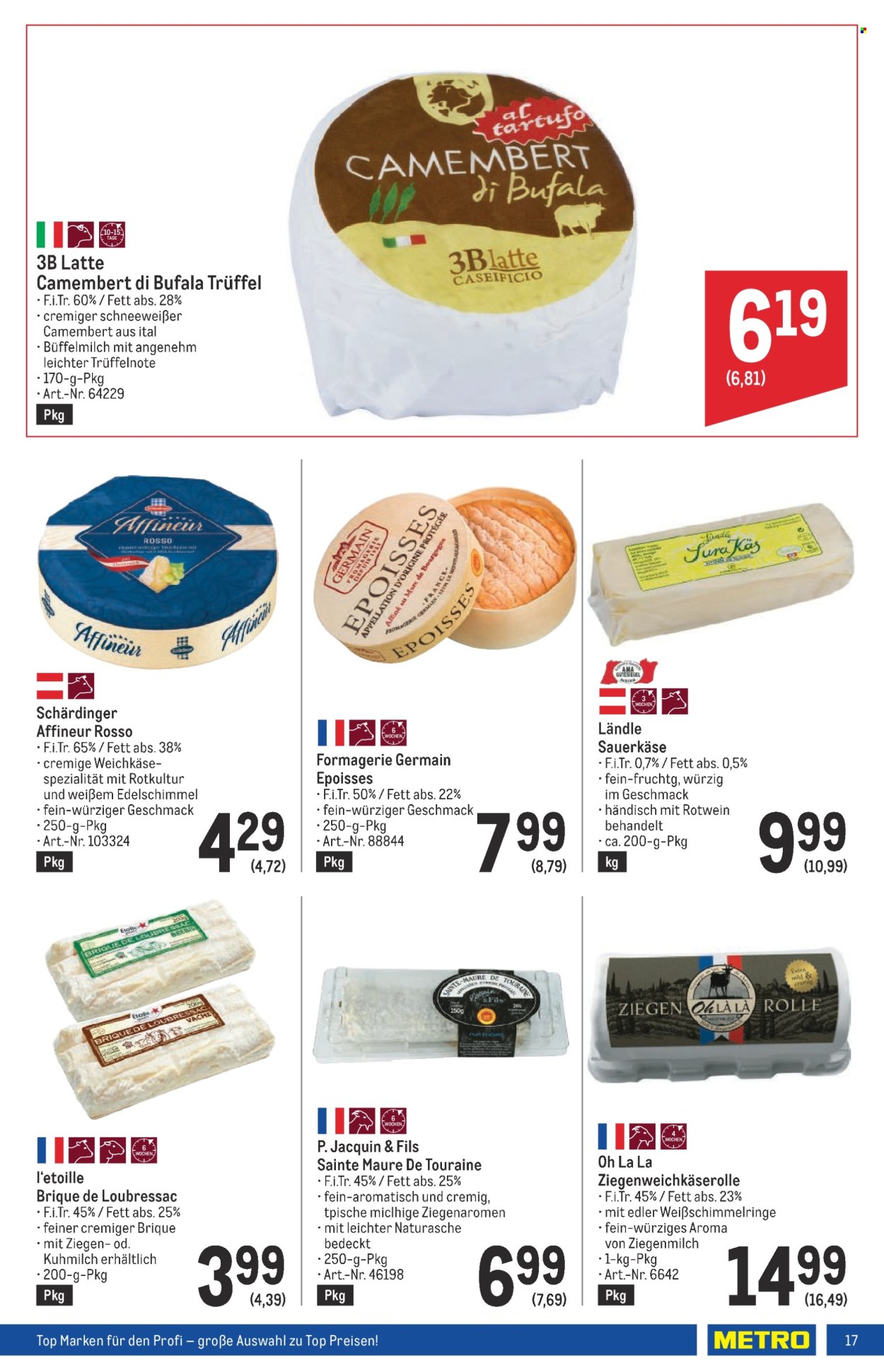 Angebote Metro - 18.4.2024 - 15.5.2024. Seite 17