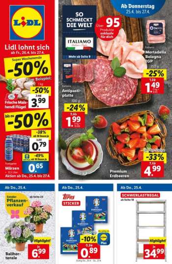 Angebote Lidl - 25.4.2024 - 1.5.2024.