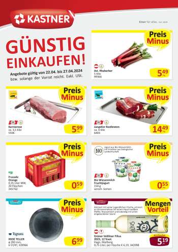 Angebote KASTNER - 22.4.2024 - 27.4.2024.
