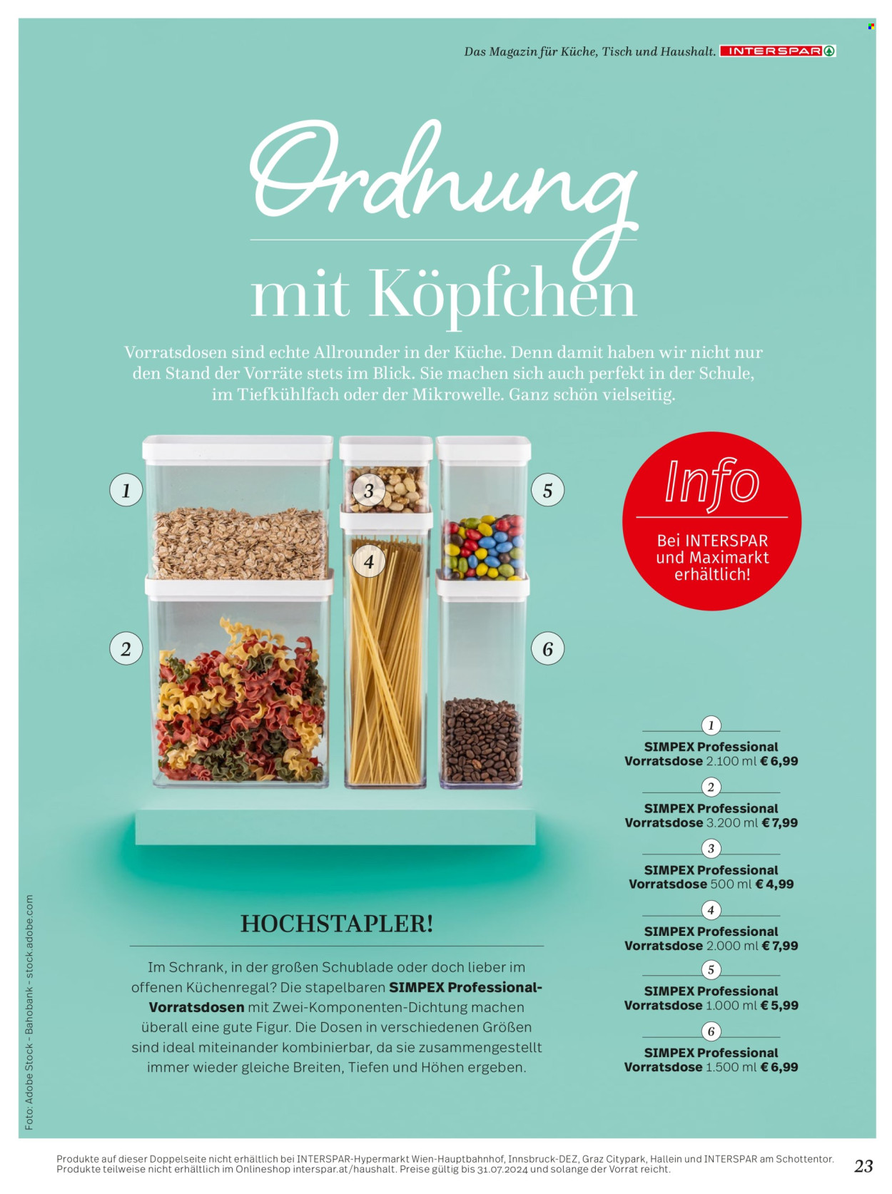 Angebote INTERSPAR. Seite 23