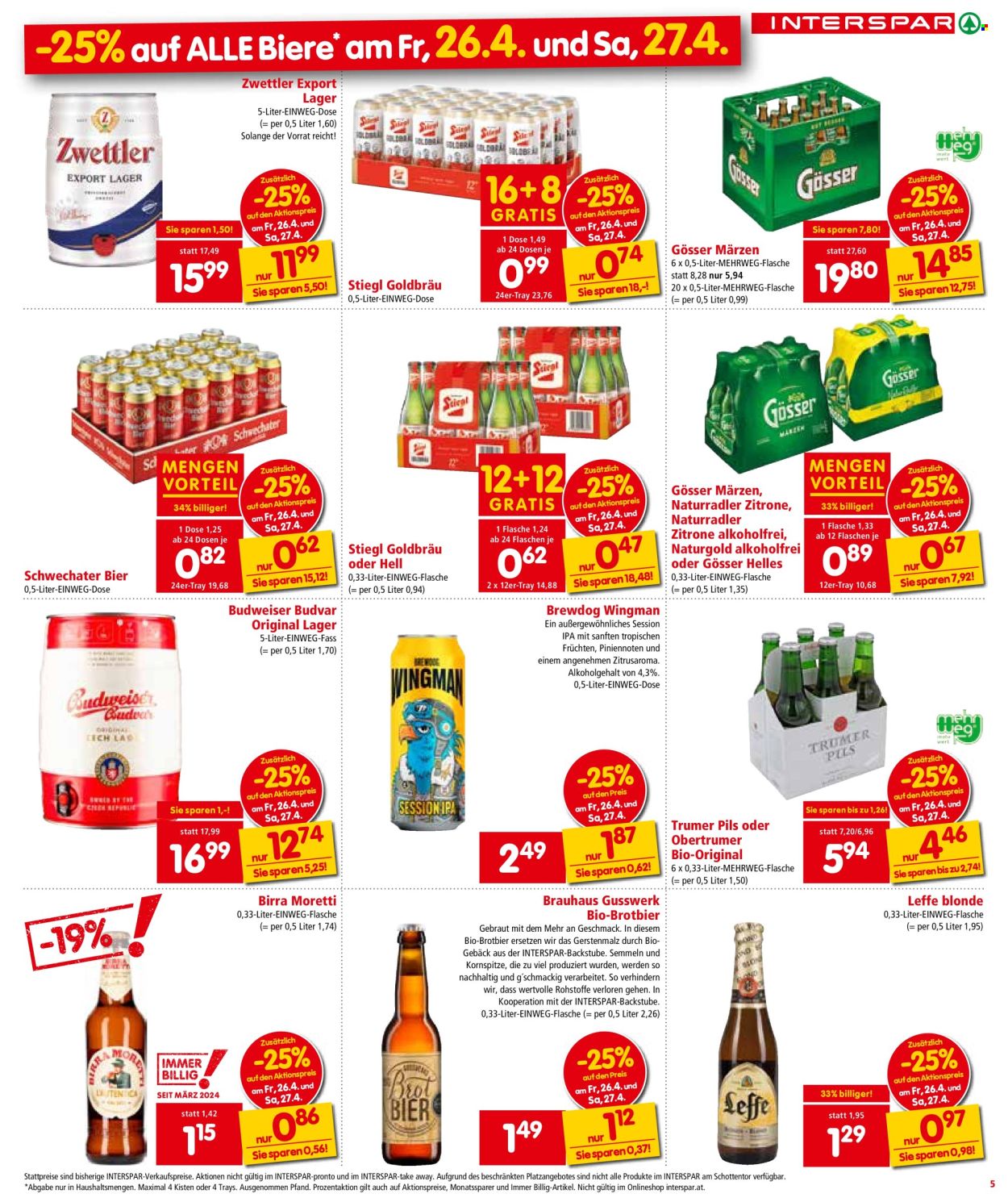 Angebote INTERSPAR - 25.4.2024 - 30.4.2024. Seite 5