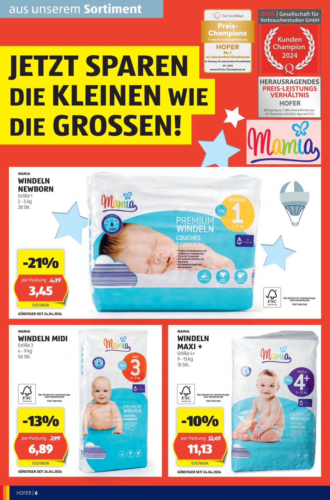Angebote Hofer - 26.4.2024 - 2.5.2024. Seite 8