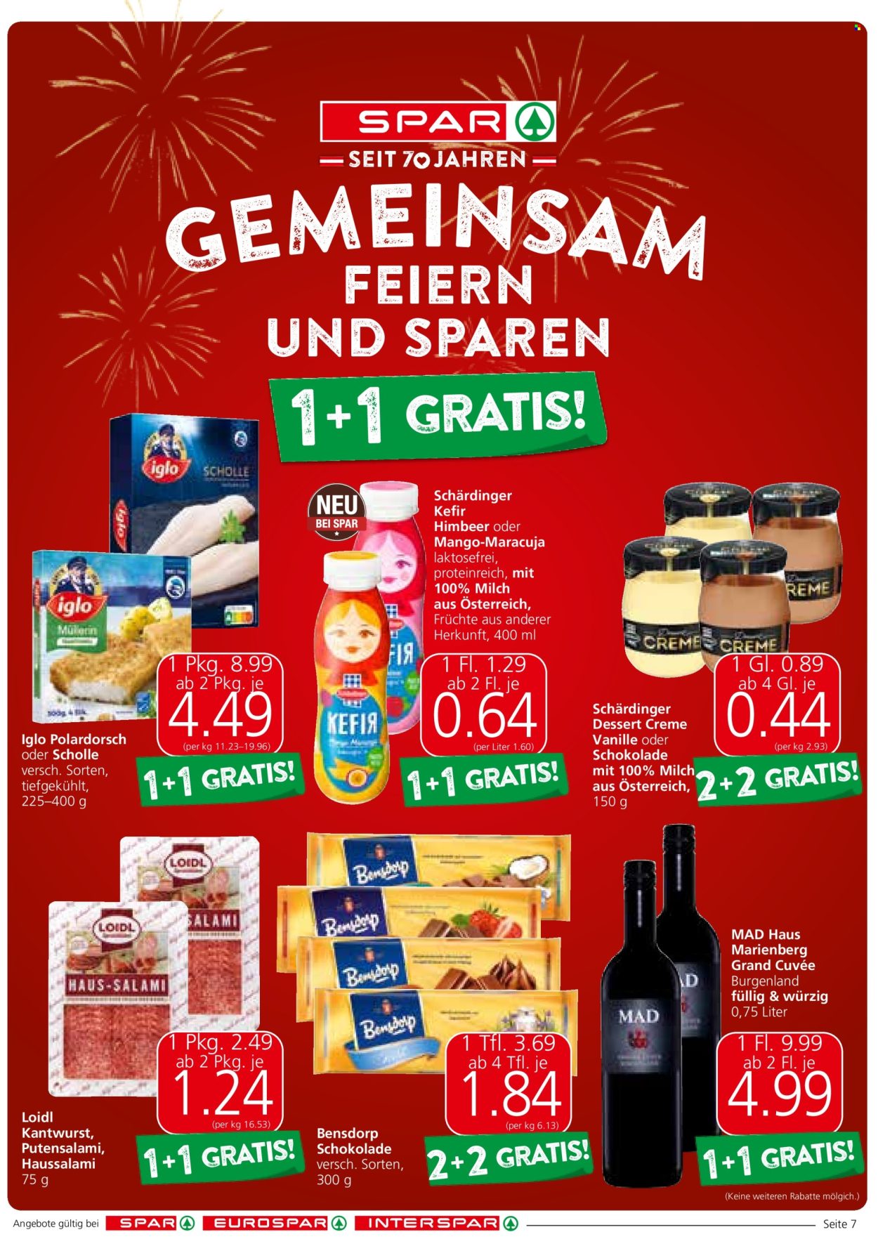 Angebote SPAR - 25.4.2024 - 30.4.2024. Seite 7