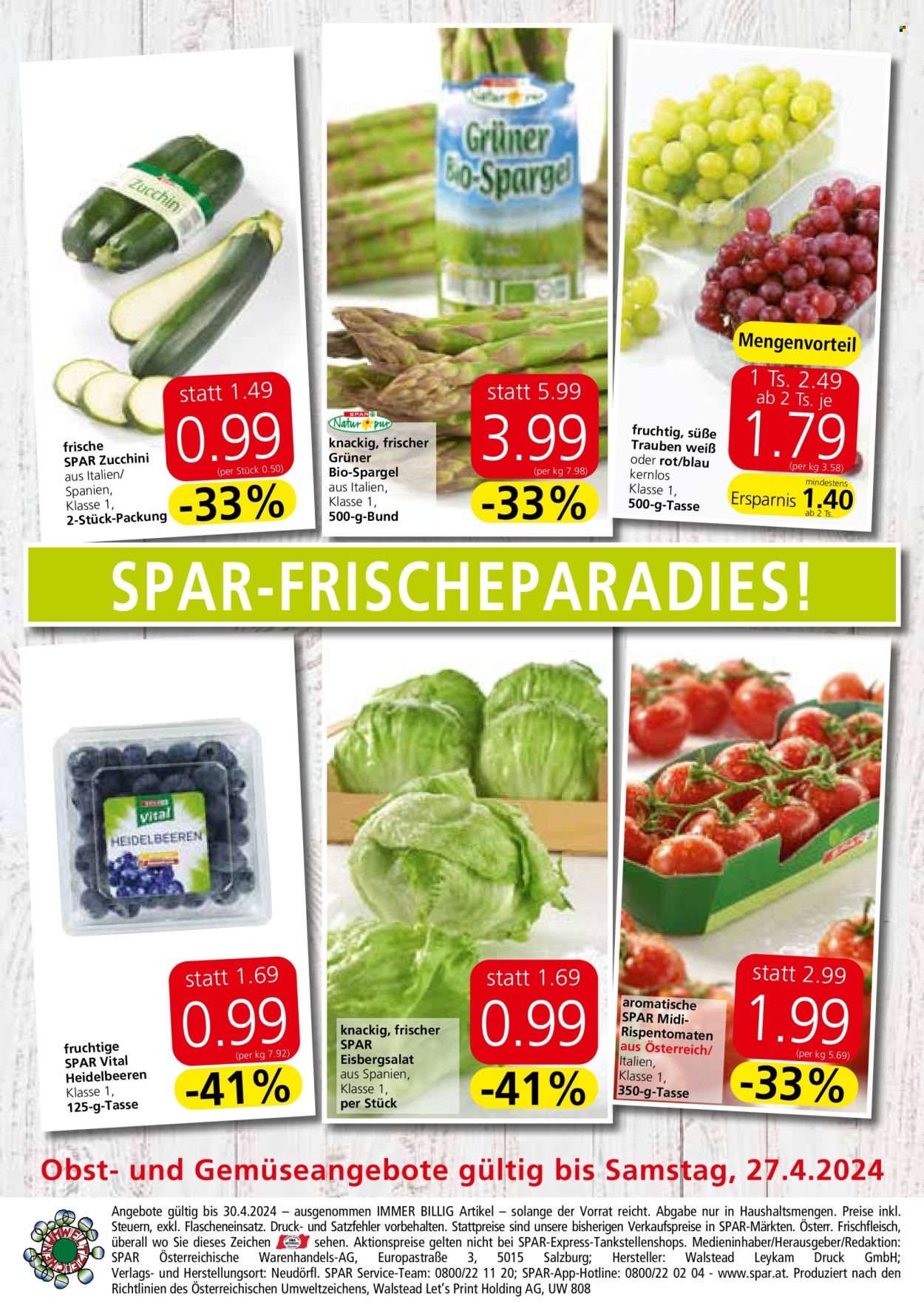 Angebote SPAR - 25.4.2024 - 30.4.2024. Seite 16