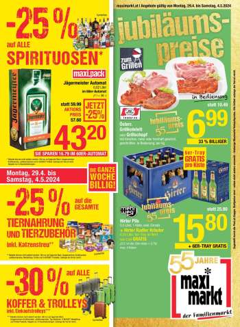 Angebote Maximarkt - 29.4.2024 - 4.5.2024.