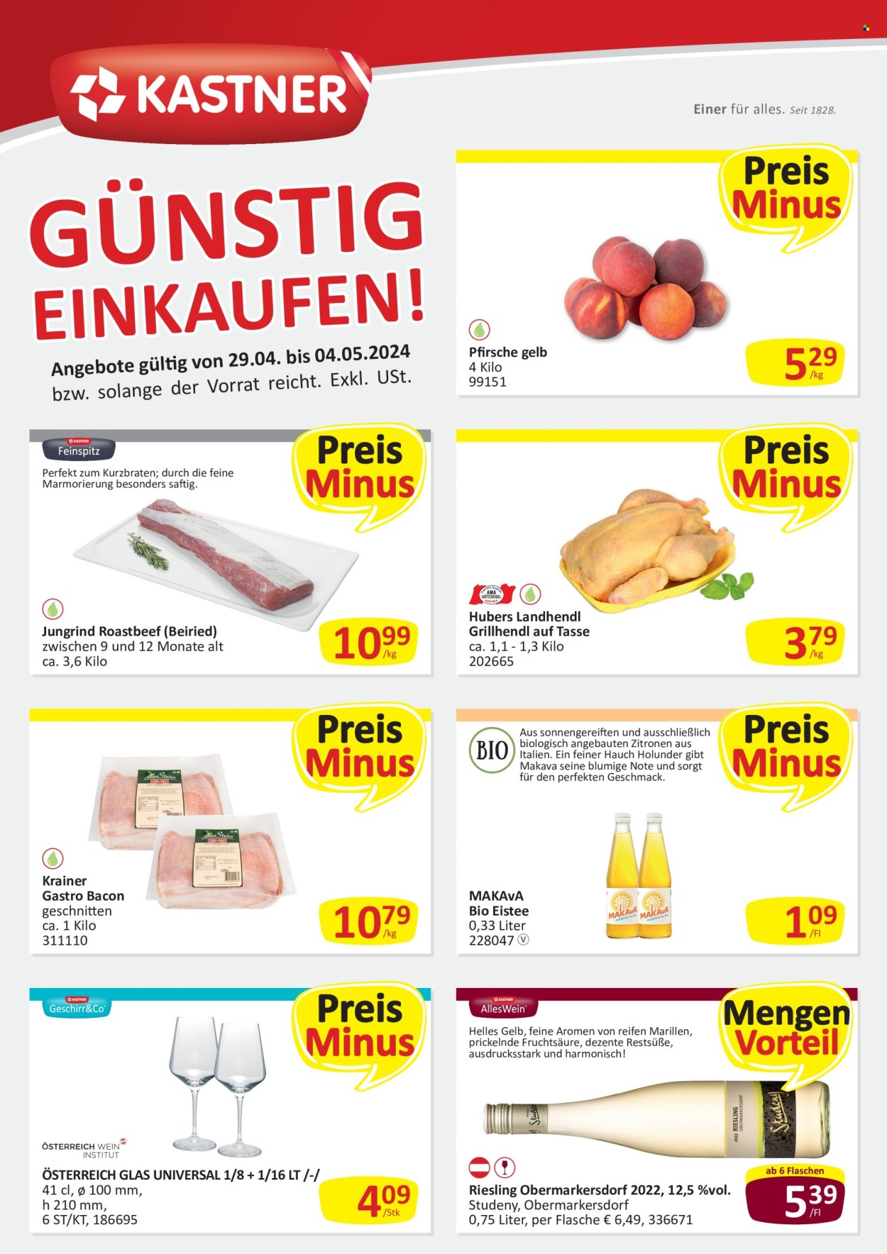 Angebote KASTNER - 29.4.2024 - 4.5.2024. Seite 1