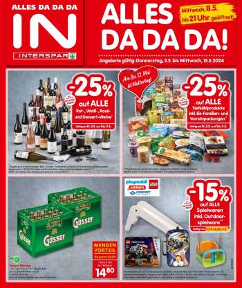 Angebote INTERSPAR - 2.5.2024 - 15.5.2024.