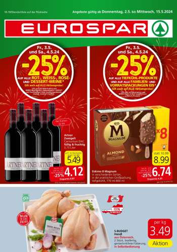 Angebote EUROSPAR - 2.5.2024 - 15.5.2024.