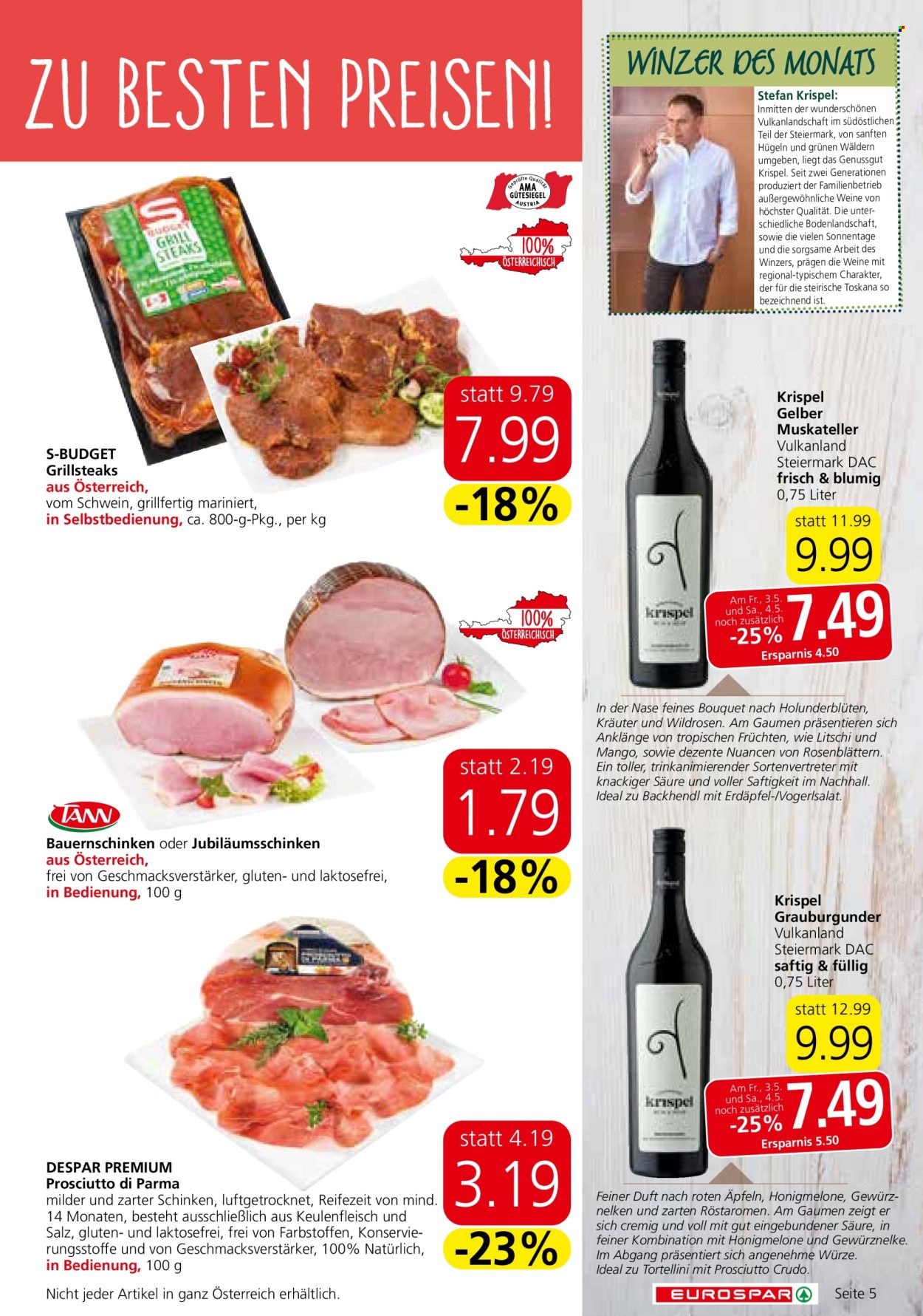 Angebote EUROSPAR - 2.5.2024 - 15.5.2024. Seite 5