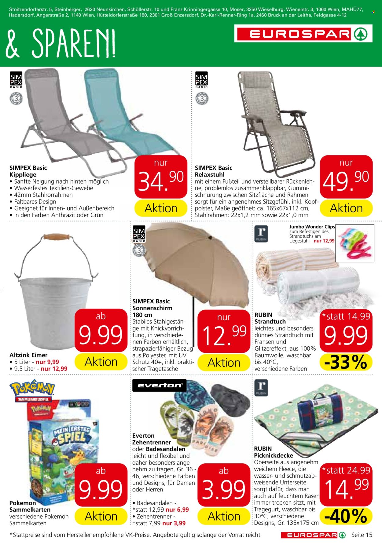 Angebote EUROSPAR - 2.5.2024 - 15.5.2024. Seite 15