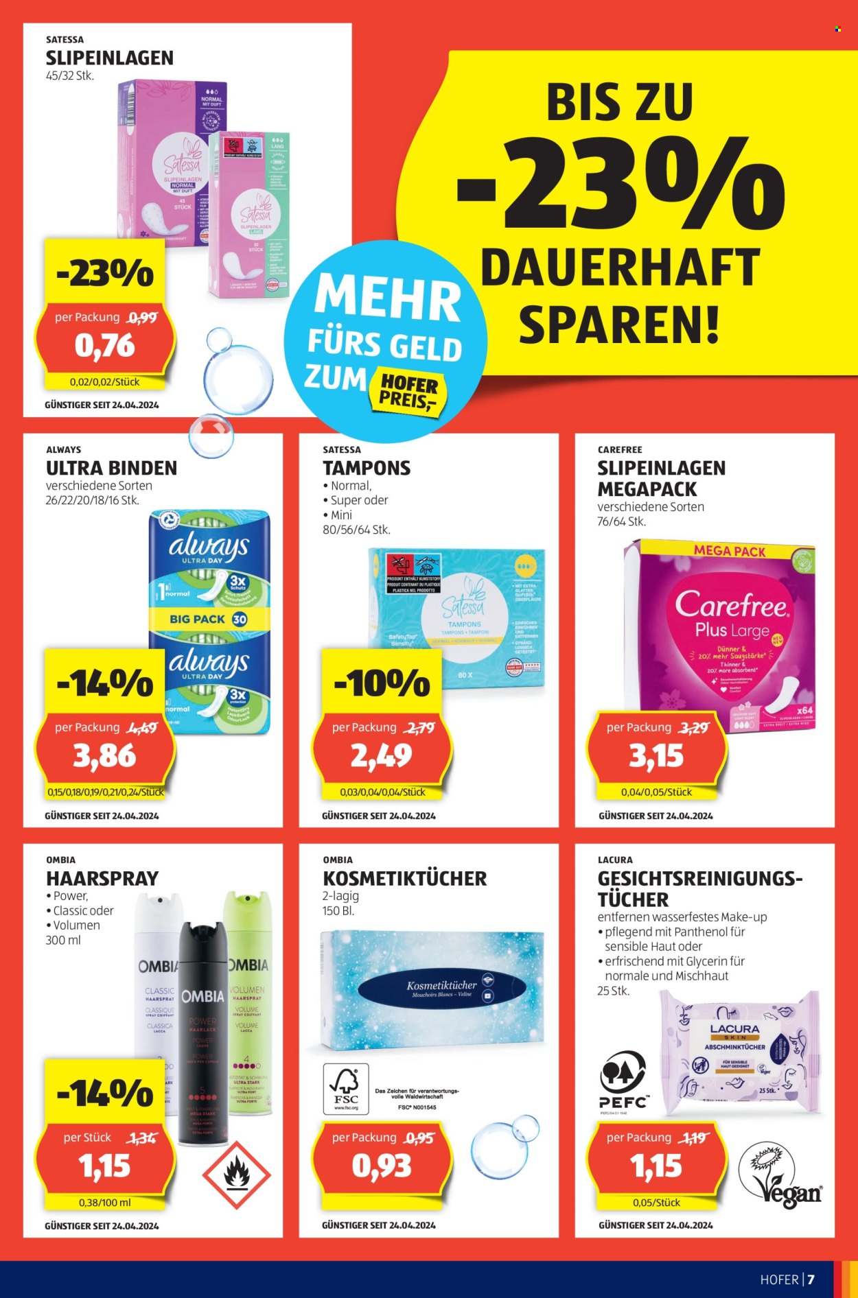 Angebote Hofer - 10.5.2024 - 16.5.2024. Seite 9