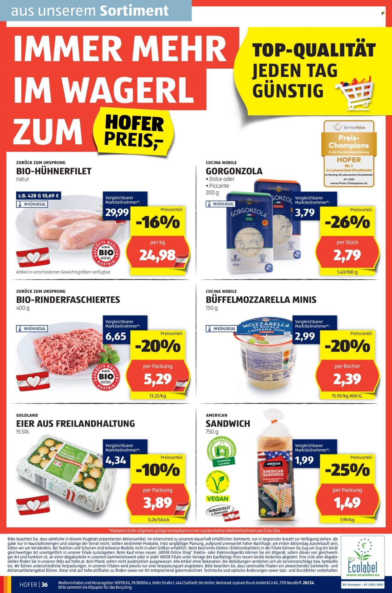 Angebote Hofer - 10.5.2024 - 16.5.2024. Seite 40