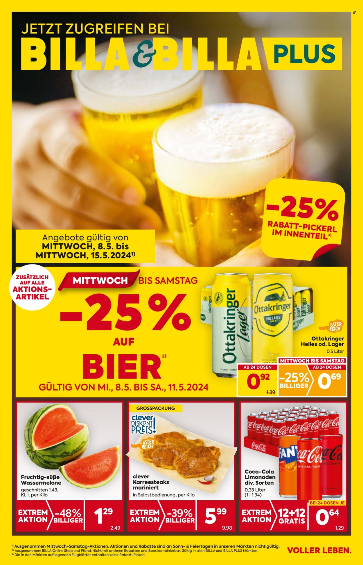 Angebote Billa - 8.5.2024 - 15.5.2024. Seite 1