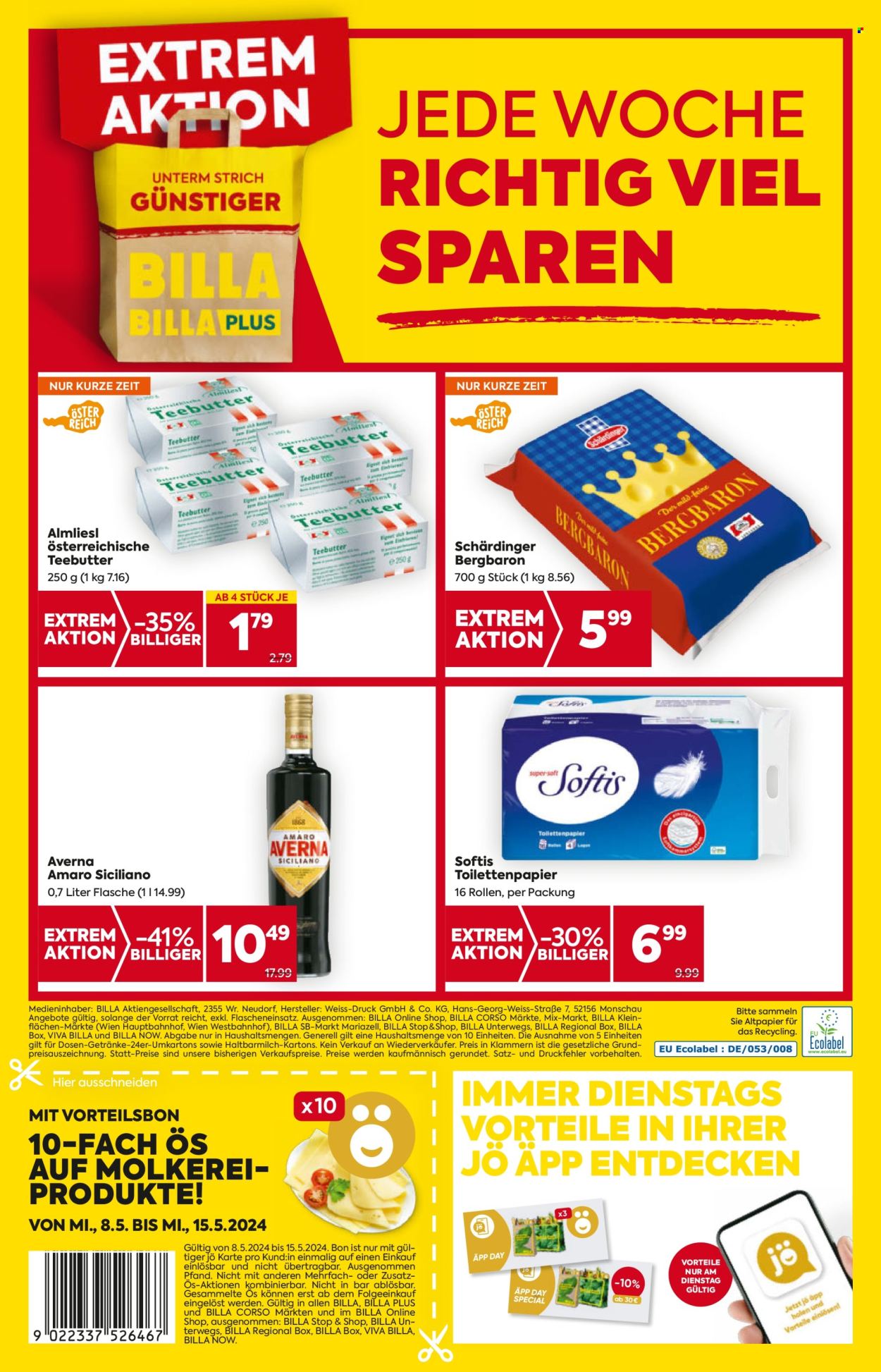 Angebote Billa - 8.5.2024 - 15.5.2024. Seite 16
