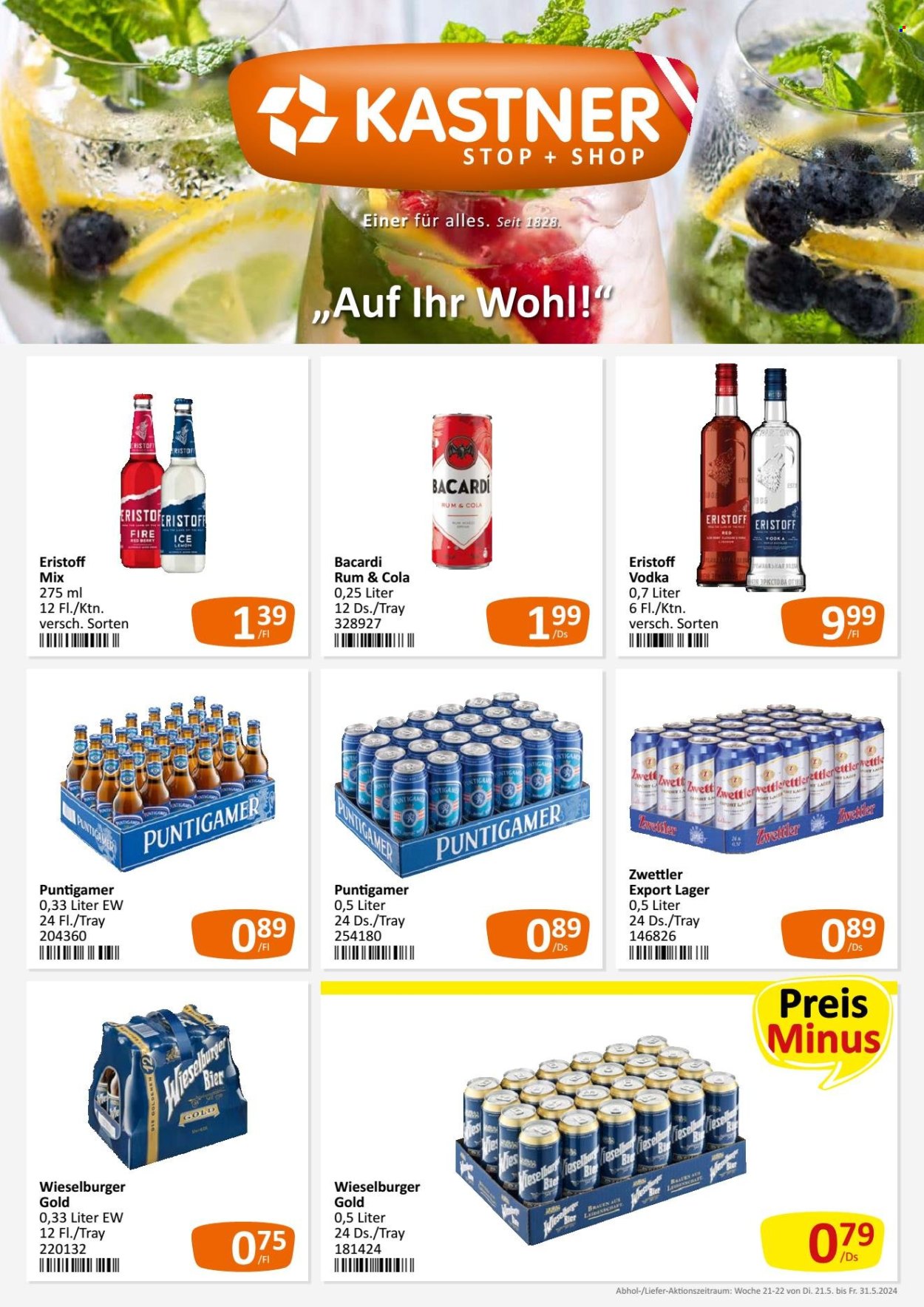 Angebote KASTNER - 21.5.2024 - 31.5.2024. Seite 1