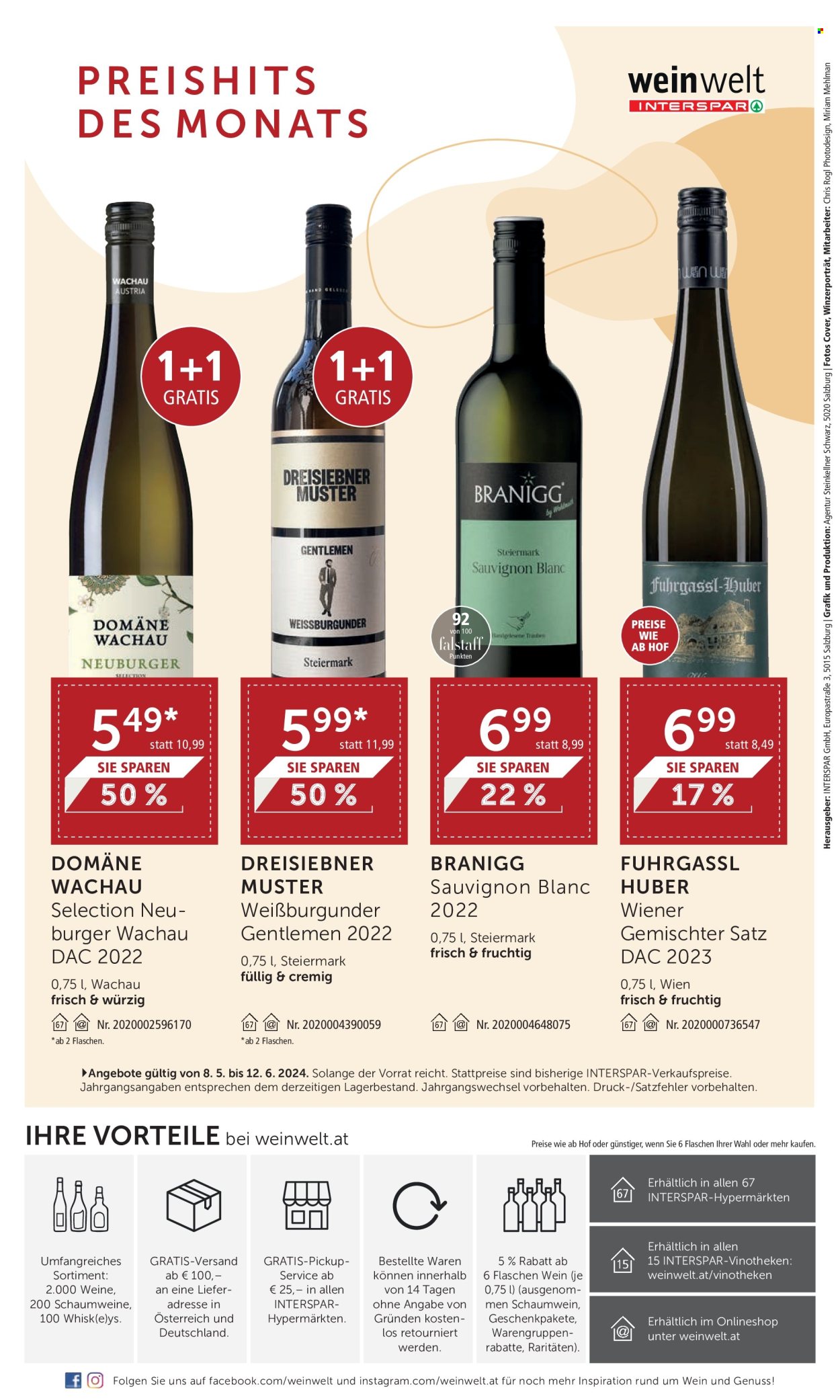 Angebote INTERSPAR - 8.5.2024 - 12.6.2024. Seite 24