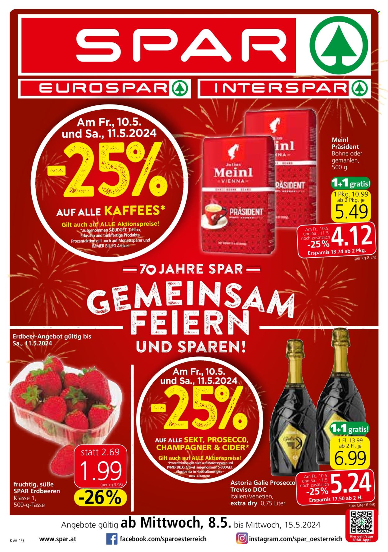 Angebote SPAR - 8.5.2024 - 15.5.2024. Seite 1