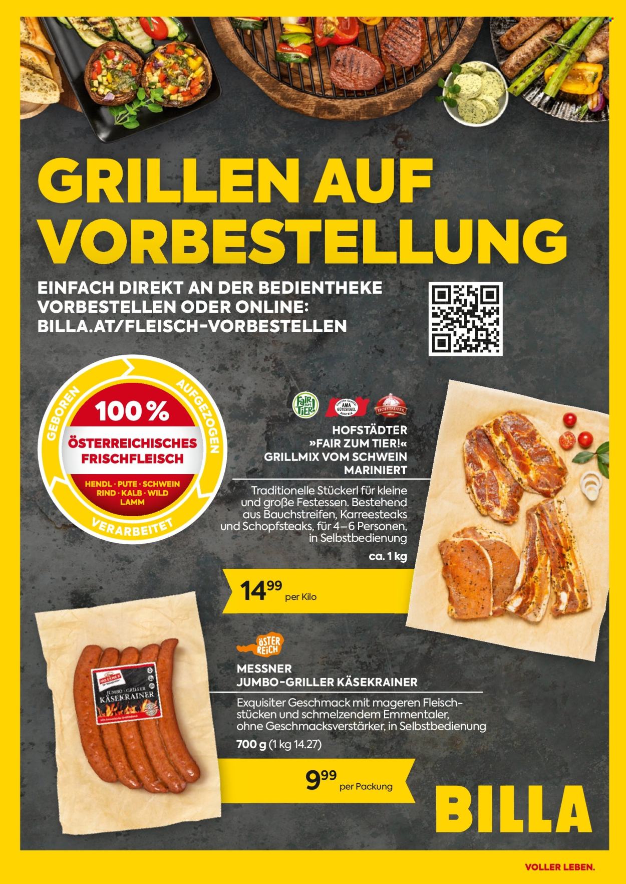 Angebote Billa - 9.5.2024 - 31.8.2024. Seite 1