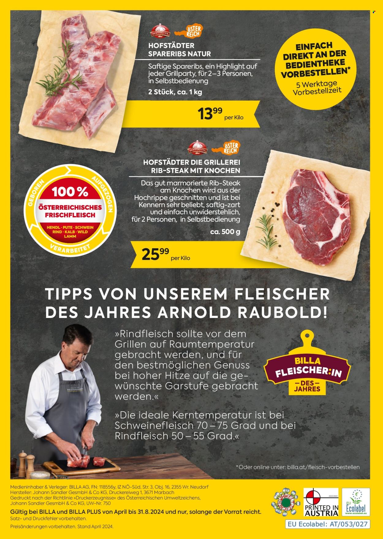 Angebote Billa - 9.5.2024 - 31.8.2024. Seite 8