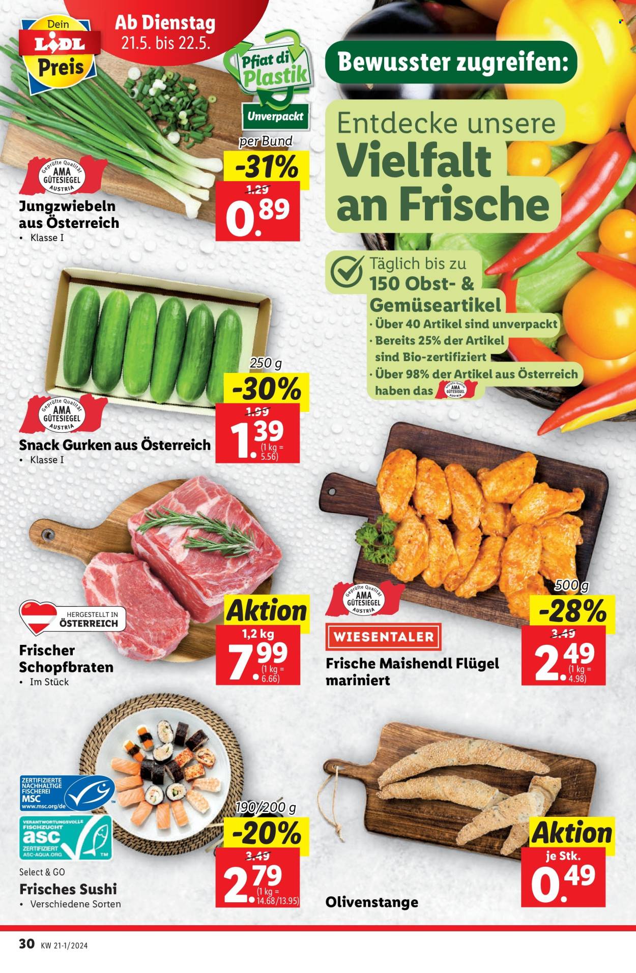 Angebote Lidl - 16.5.2024 - 22.5.2024. Seite 32