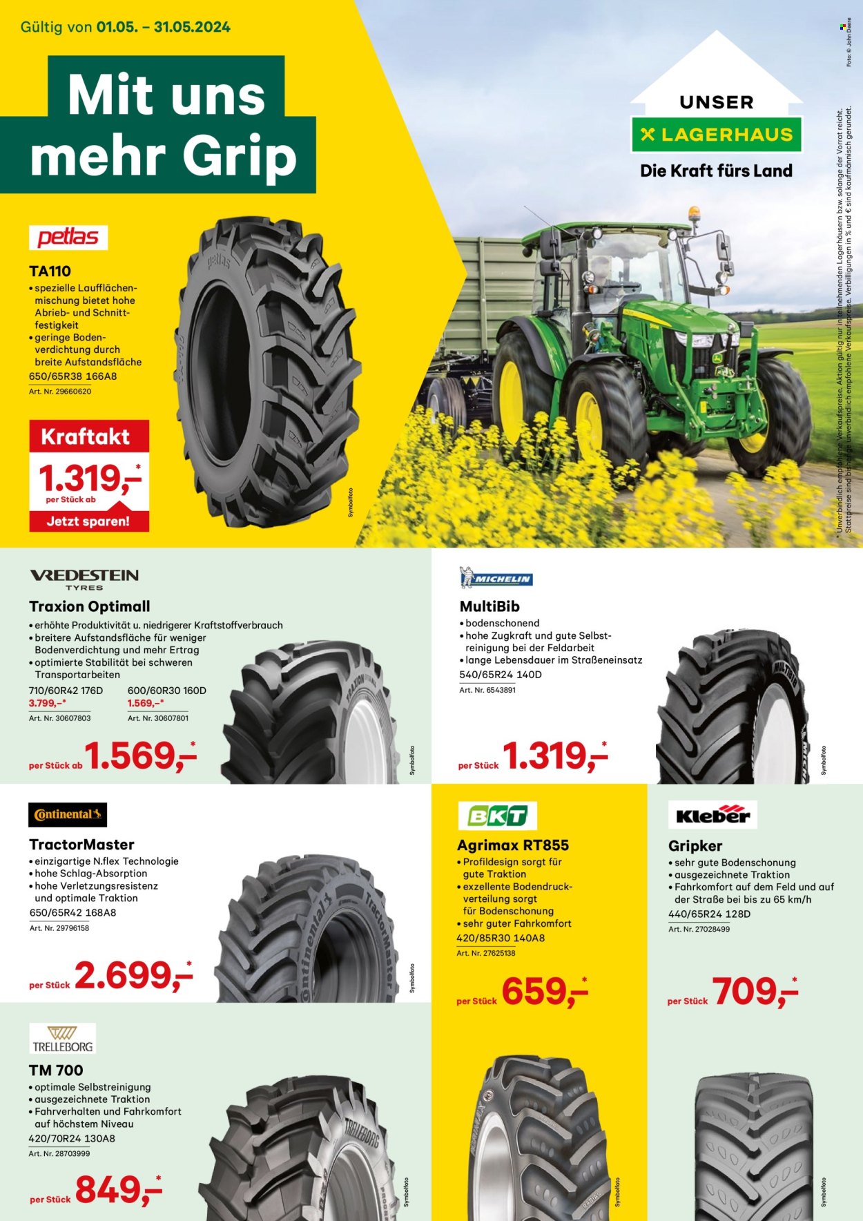 Angebote Lagerhaus - 1.5.2024 - 31.5.2024. Seite 1