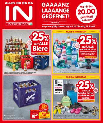 Angebote INTERSPAR - 16.5.2024 - 28.5.2024.