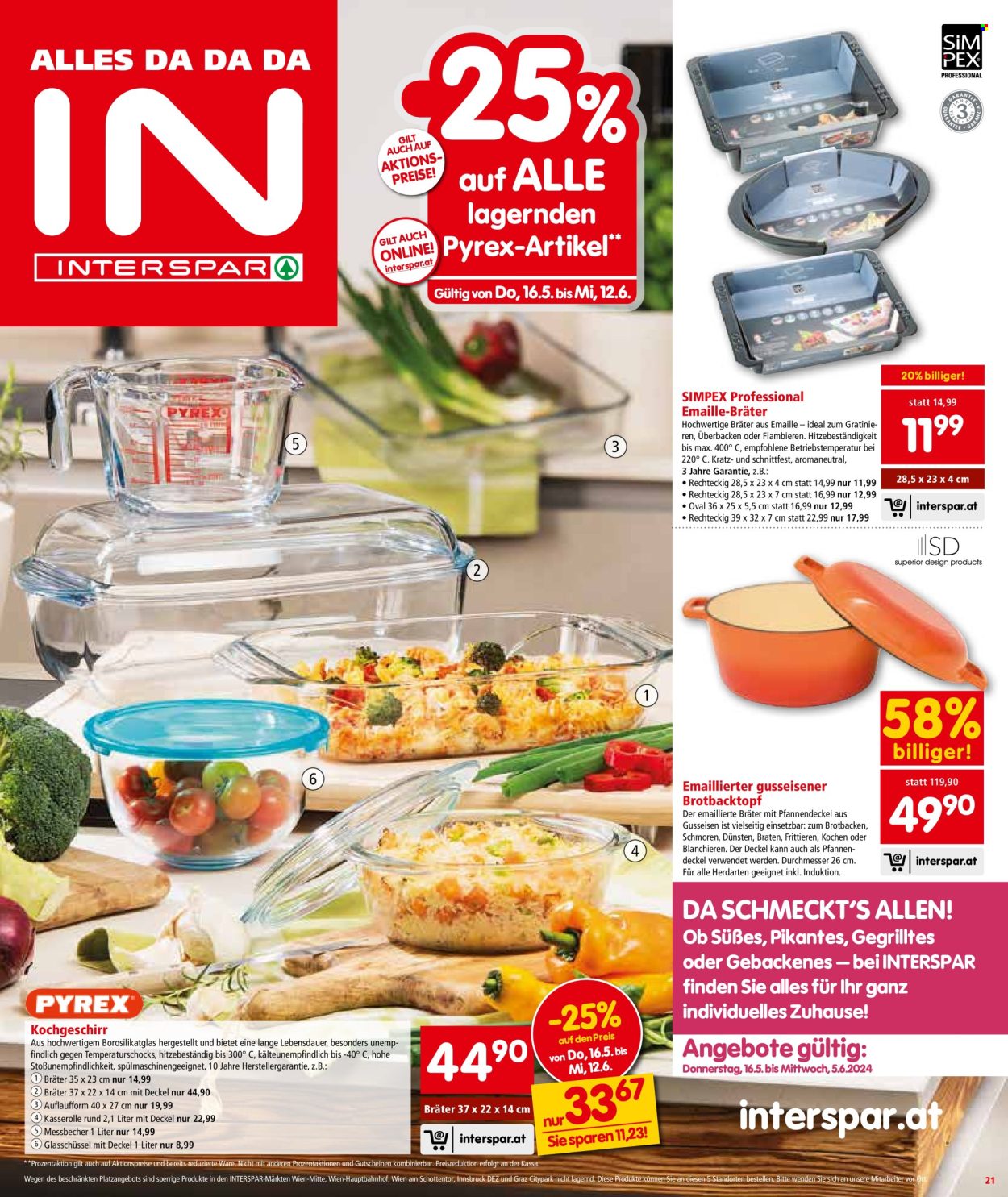 Angebote INTERSPAR - 16.5.2024 - 28.5.2024. Seite 21