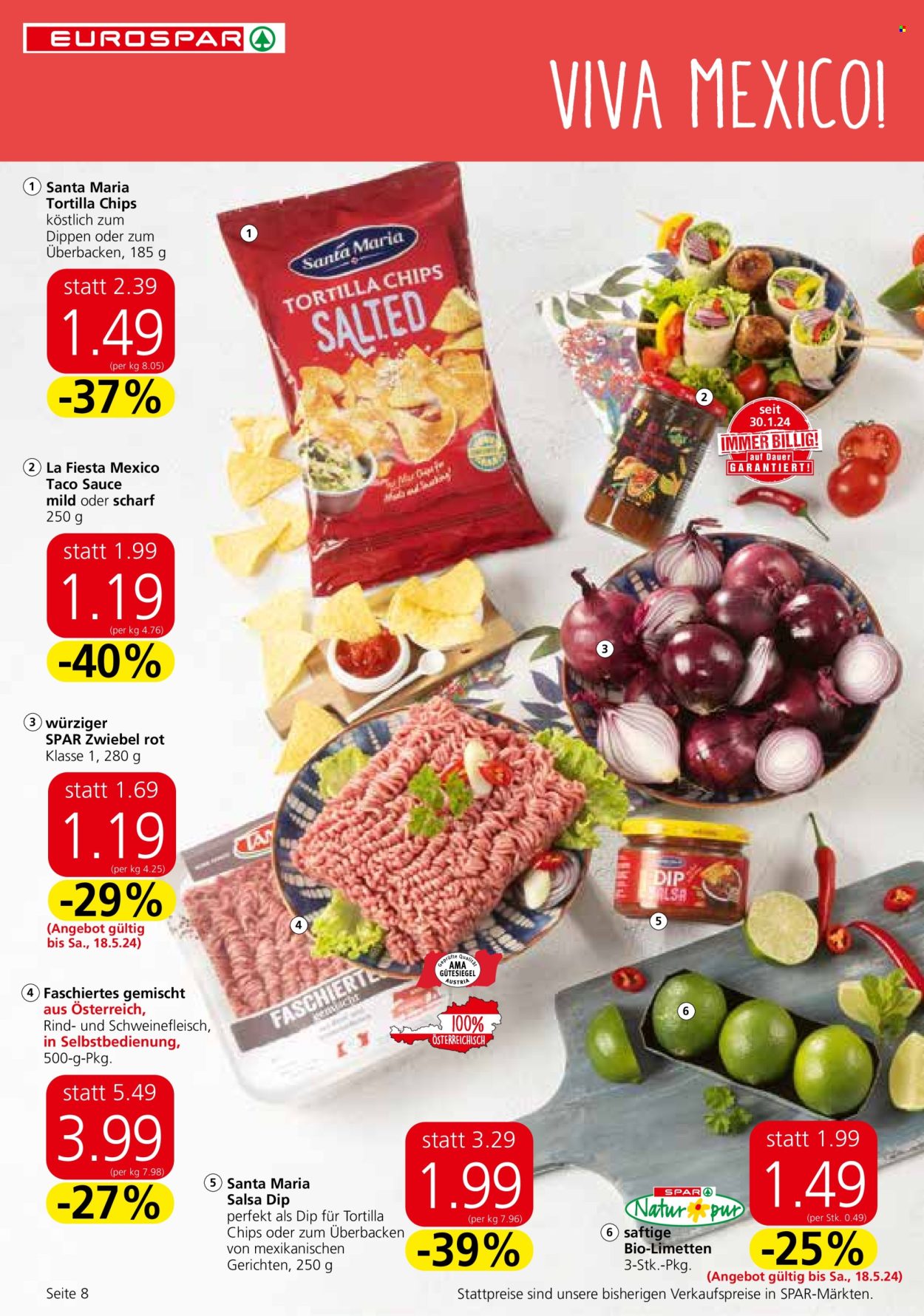 Angebote EUROSPAR - 16.5.2024 - 28.5.2024. Seite 8