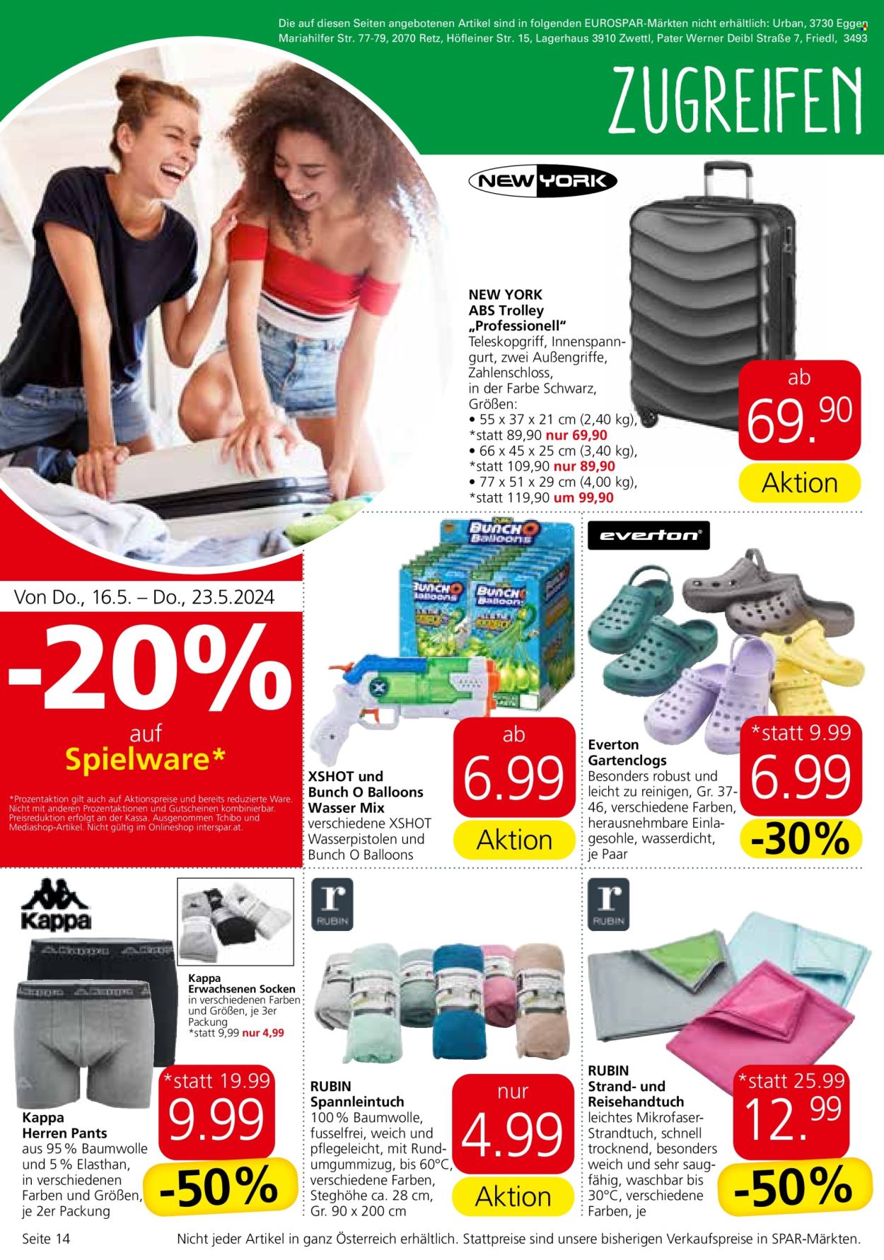 Angebote EUROSPAR - 16.5.2024 - 28.5.2024. Seite 14