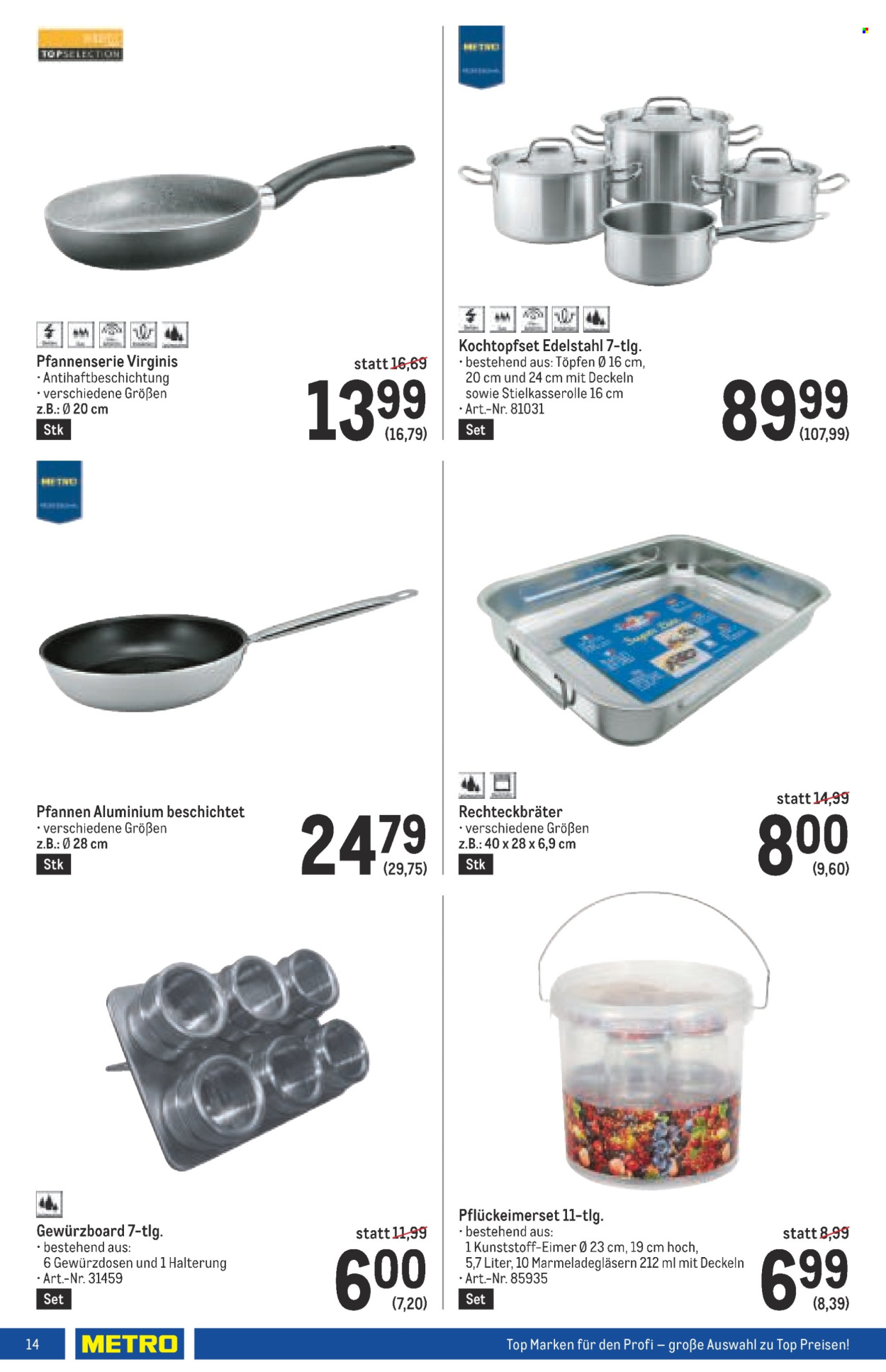 Angebote Metro - 16.5.2024 - 29.5.2024. Seite 14