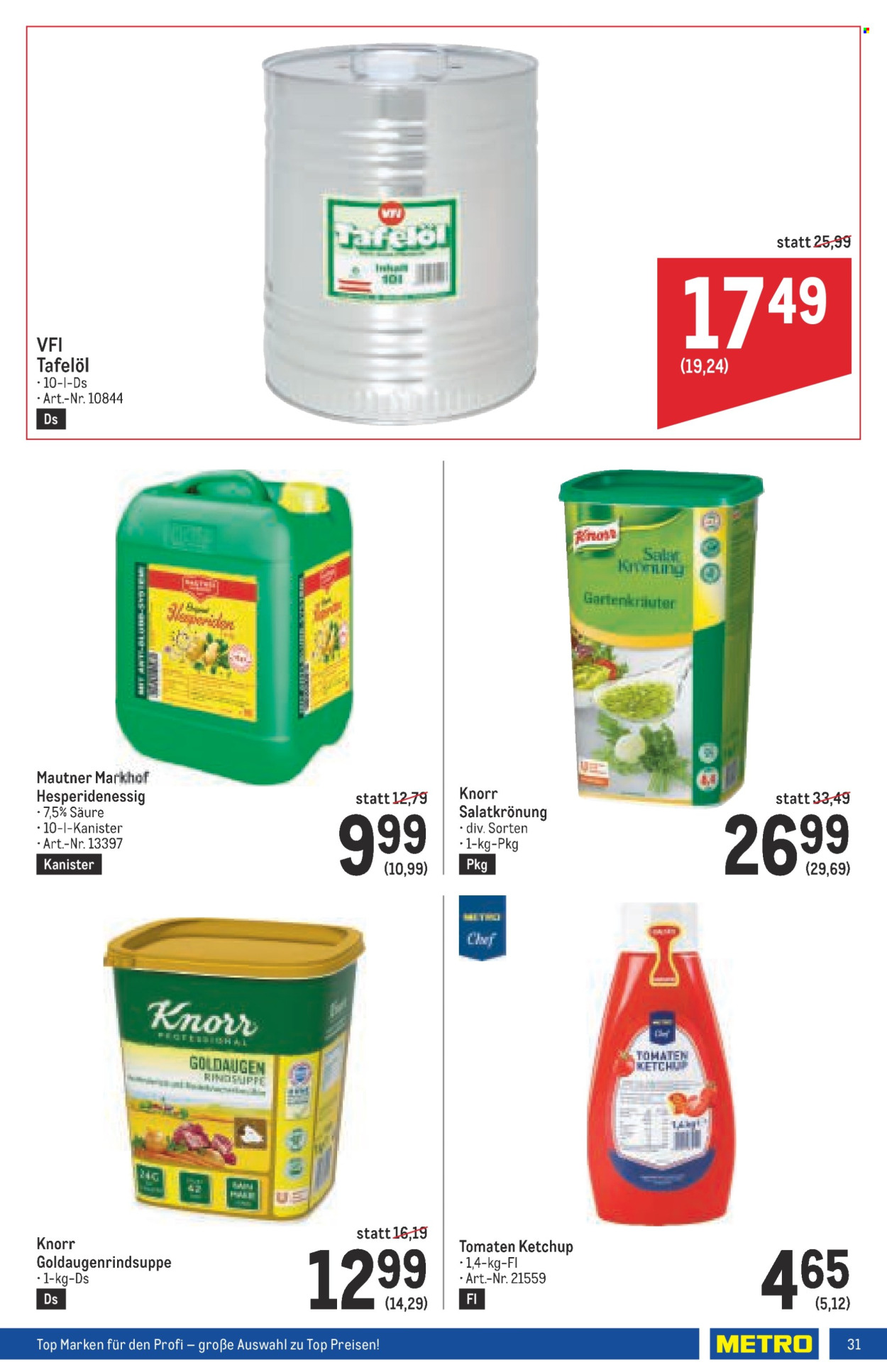 Angebote Metro - 16.5.2024 - 29.5.2024. Seite 31