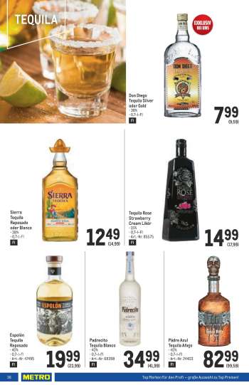thumbnail - Don Diego Tequila Silver oder Gold