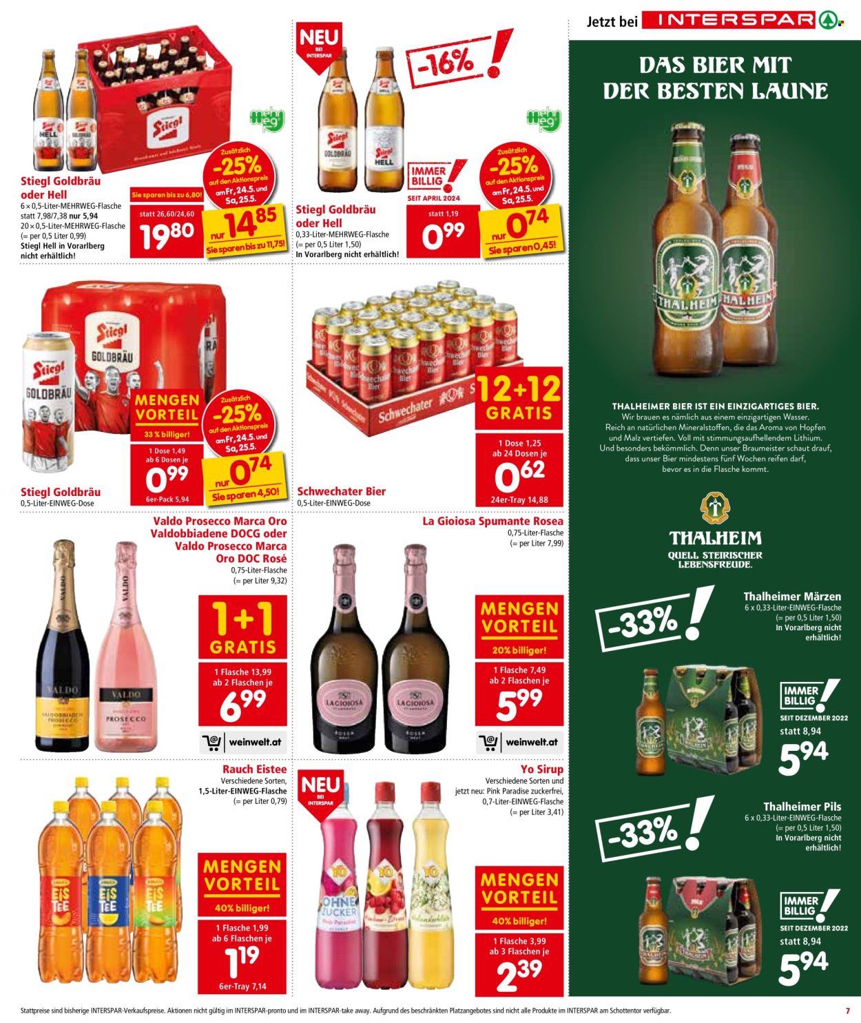 Angebote INTERSPAR - 23.5.2024 - 28.5.2024. Seite 7