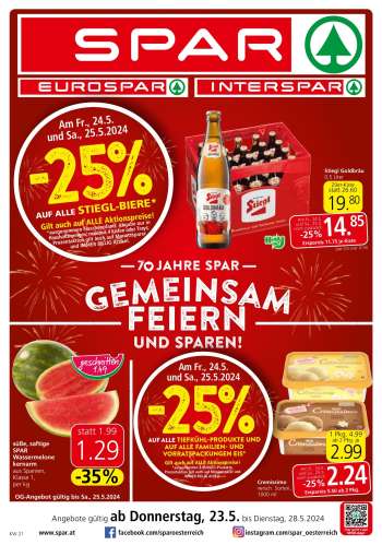 Angebote SPAR - 23.5.2024 - 28.5.2024.