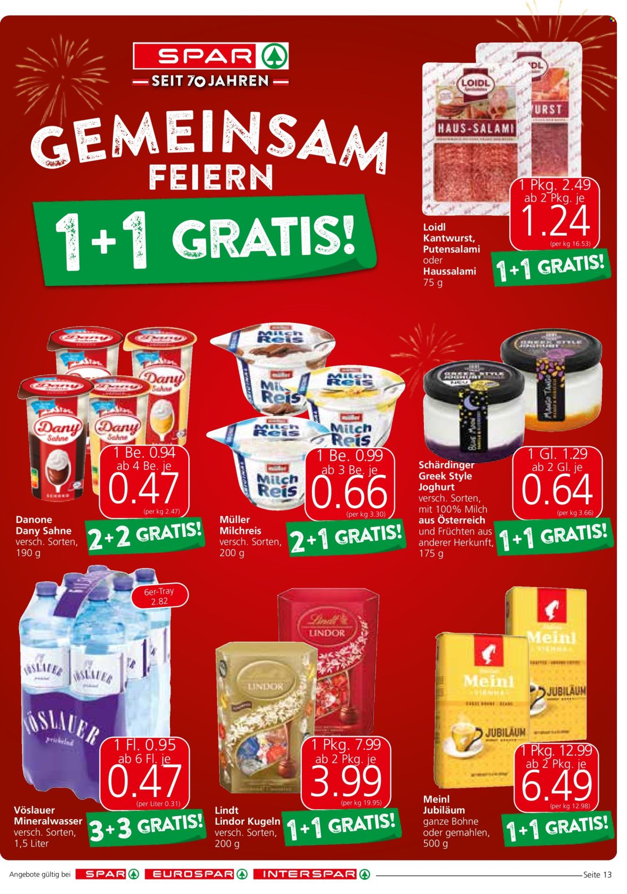 Angebote SPAR - 23.5.2024 - 28.5.2024. Seite 13