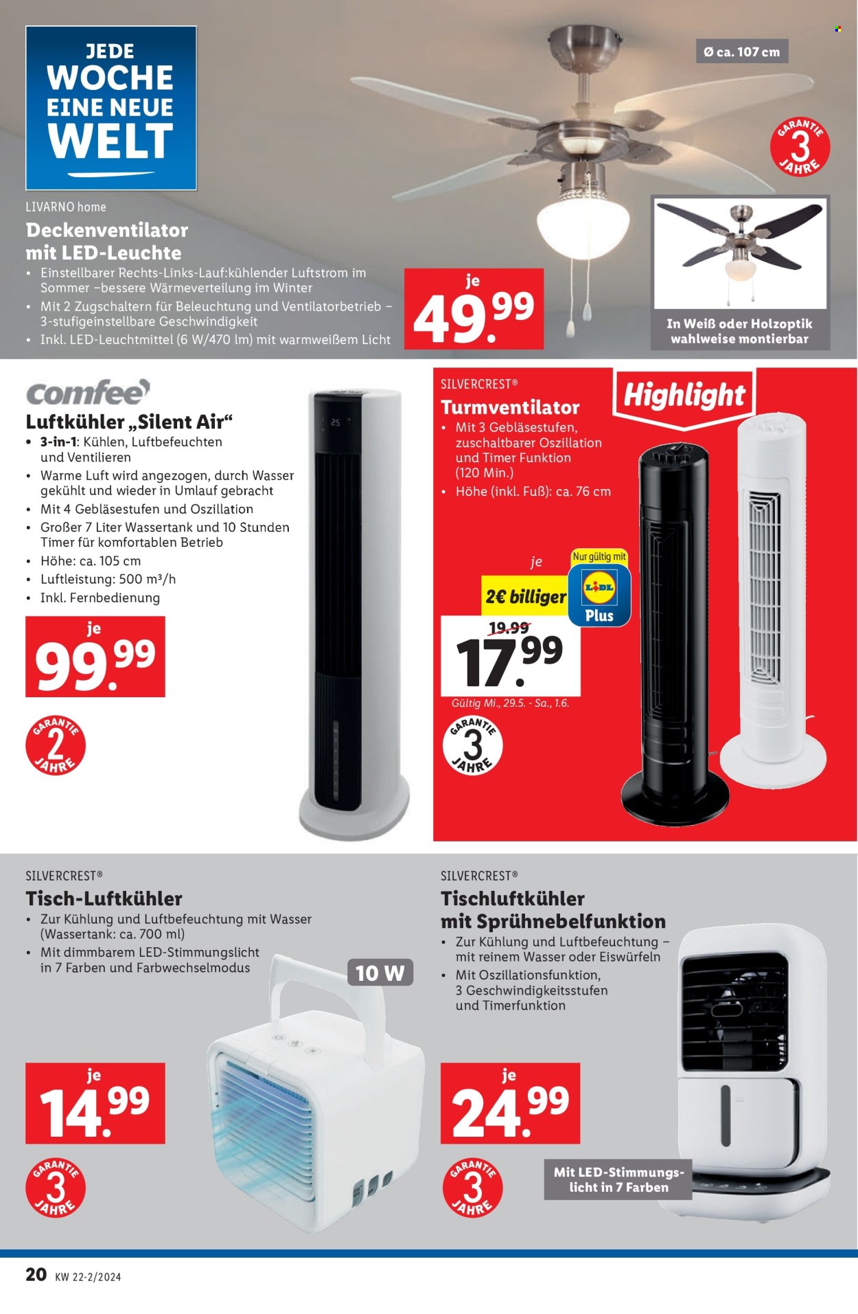 Angebote Lidl - 29.5.2024 - 4.6.2024. Seite 20