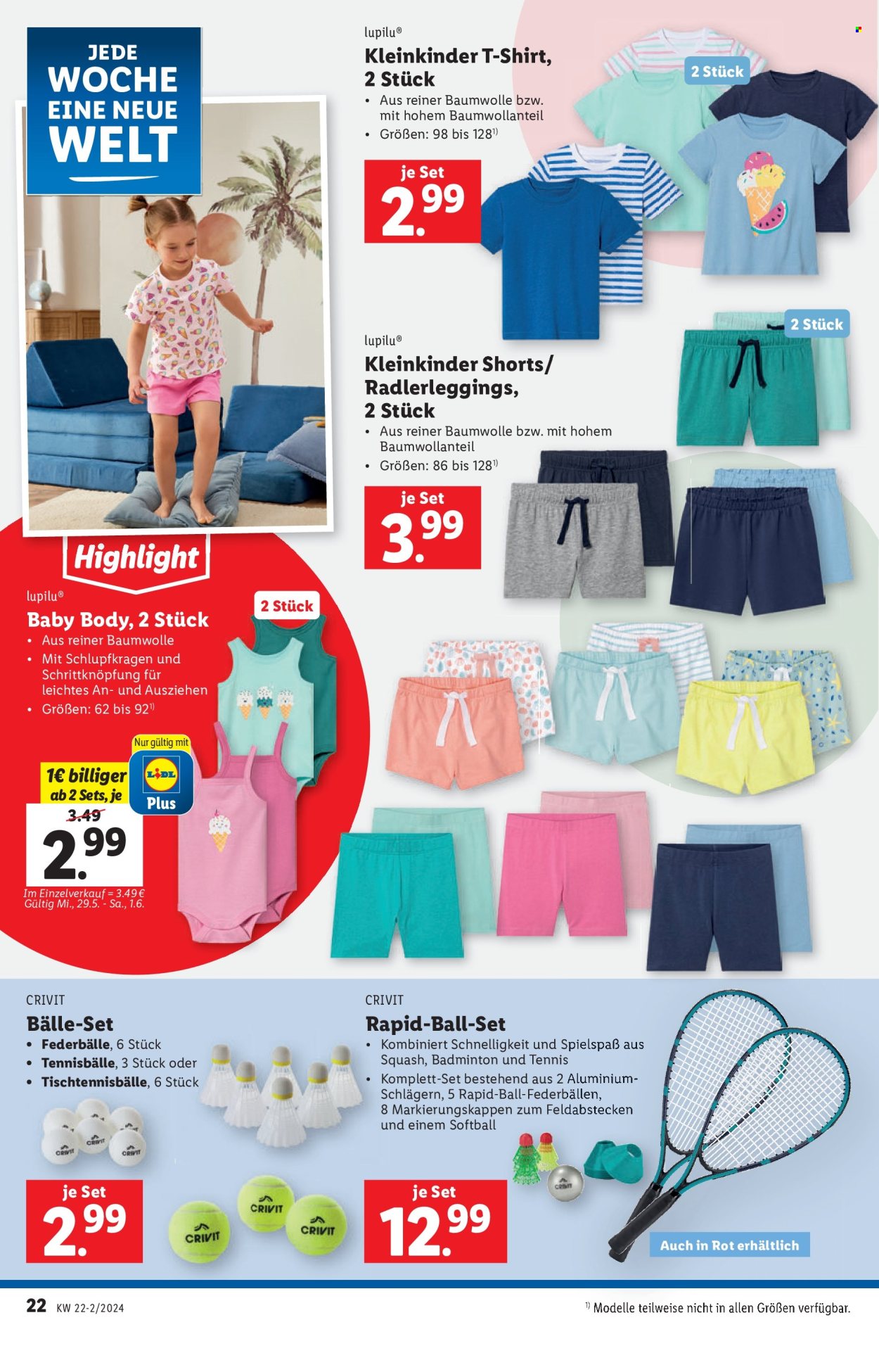 Angebote Lidl - 29.5.2024 - 4.6.2024. Seite 22