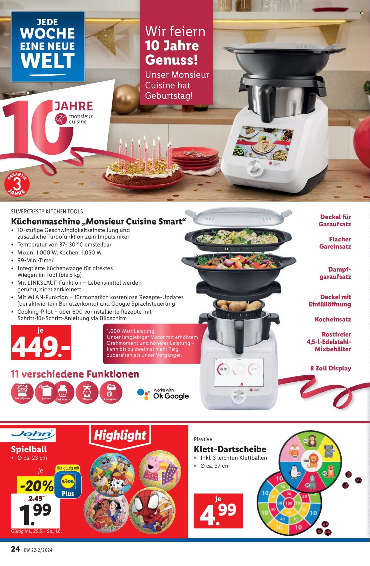 Angebote Lidl - 29.5.2024 - 4.6.2024. Seite 24