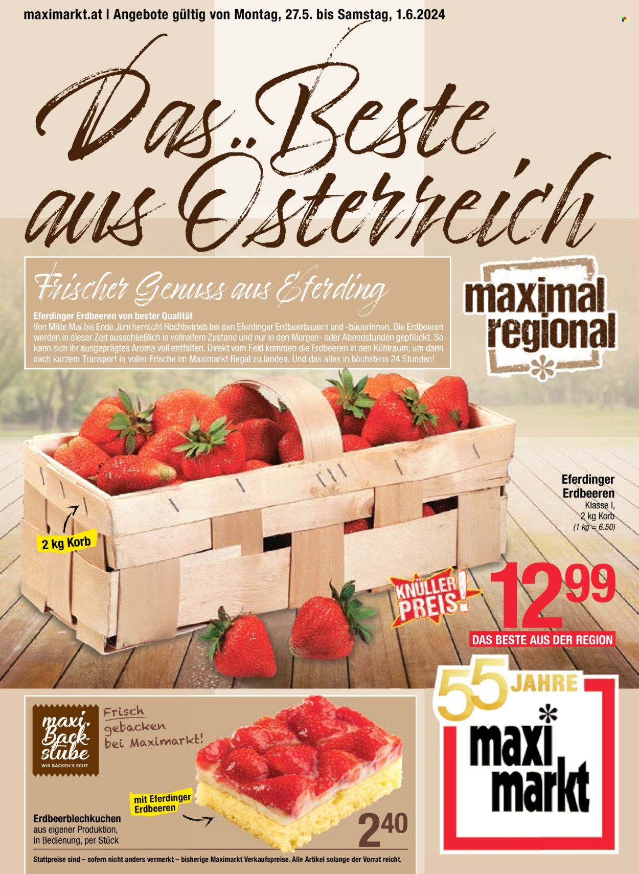 Angebote Maximarkt - 27.5.2024 - 1.6.2024. Seite 1