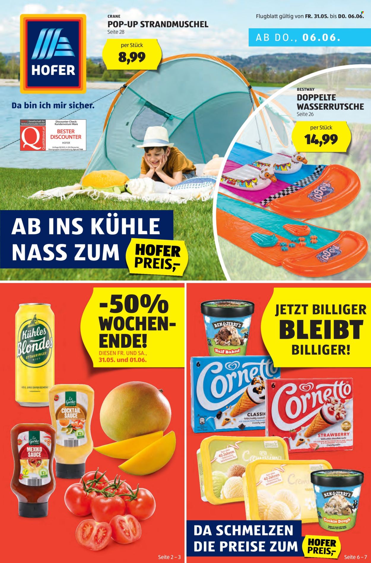 Angebote Hofer - 31.5.2024 - 6.6.2024. Seite 1