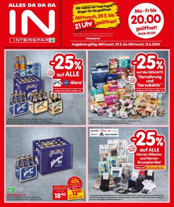 Angebote INTERSPAR - 29.5.2024 - 12.6.2024.