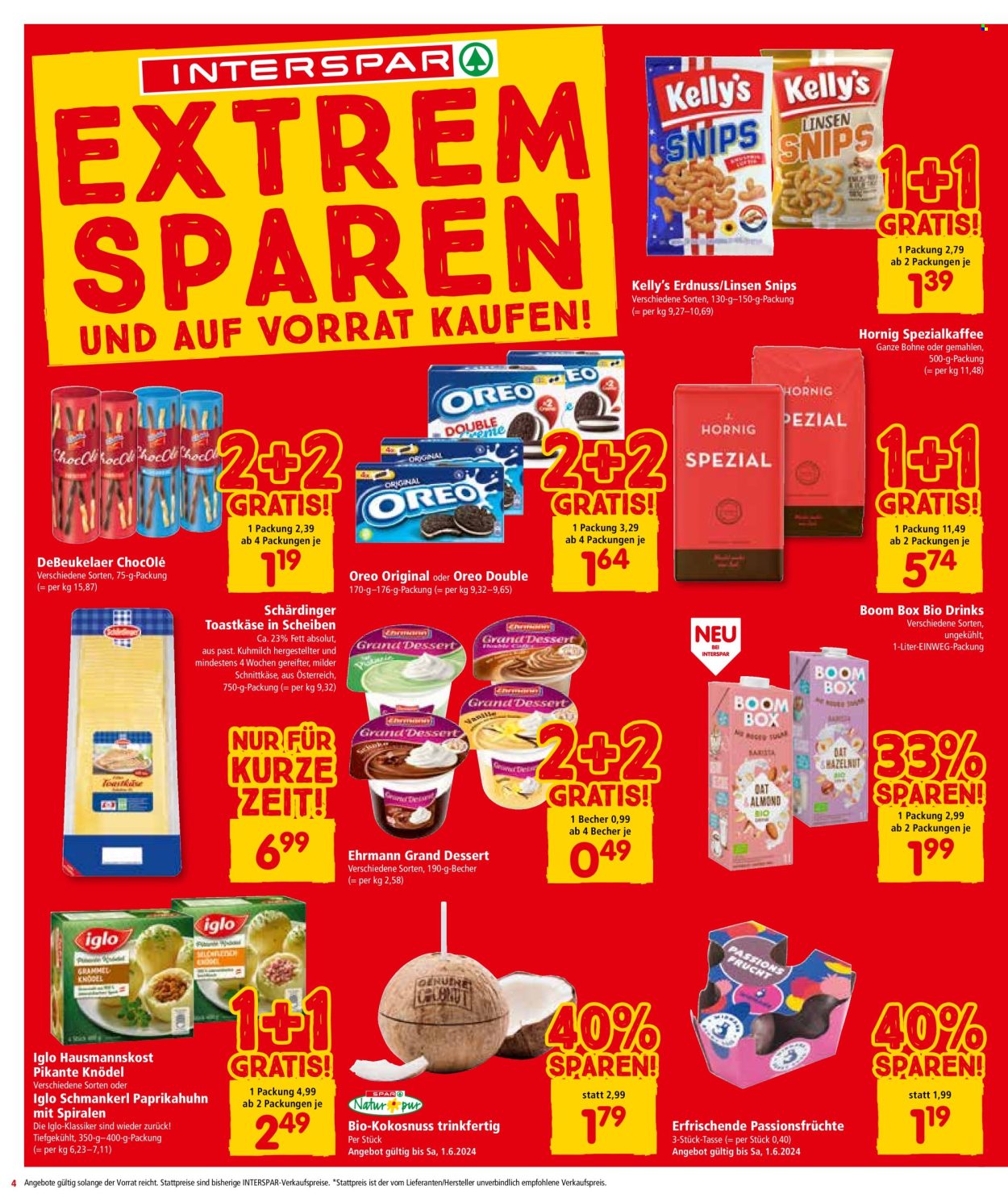 Angebote INTERSPAR - 29.5.2024 - 12.6.2024. Seite 4