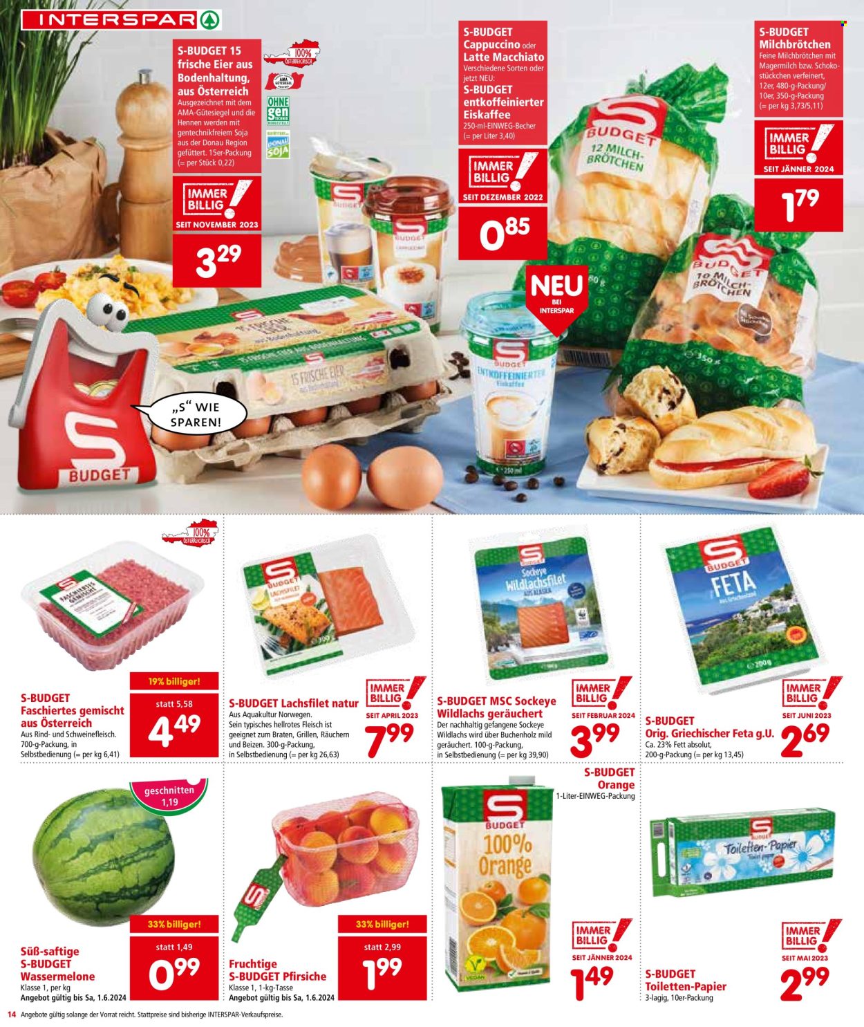 Angebote INTERSPAR - 29.5.2024 - 12.6.2024. Seite 14
